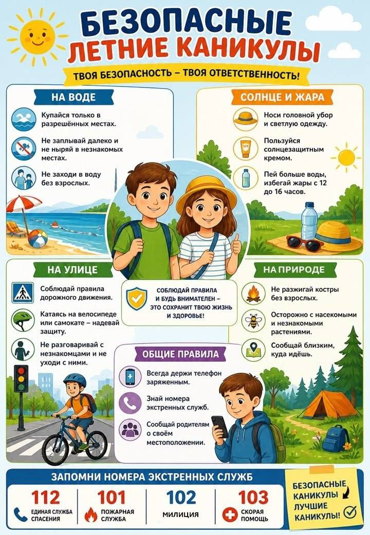 ЛЕТО БЕЗ ОПАСНОСТЕЙ 